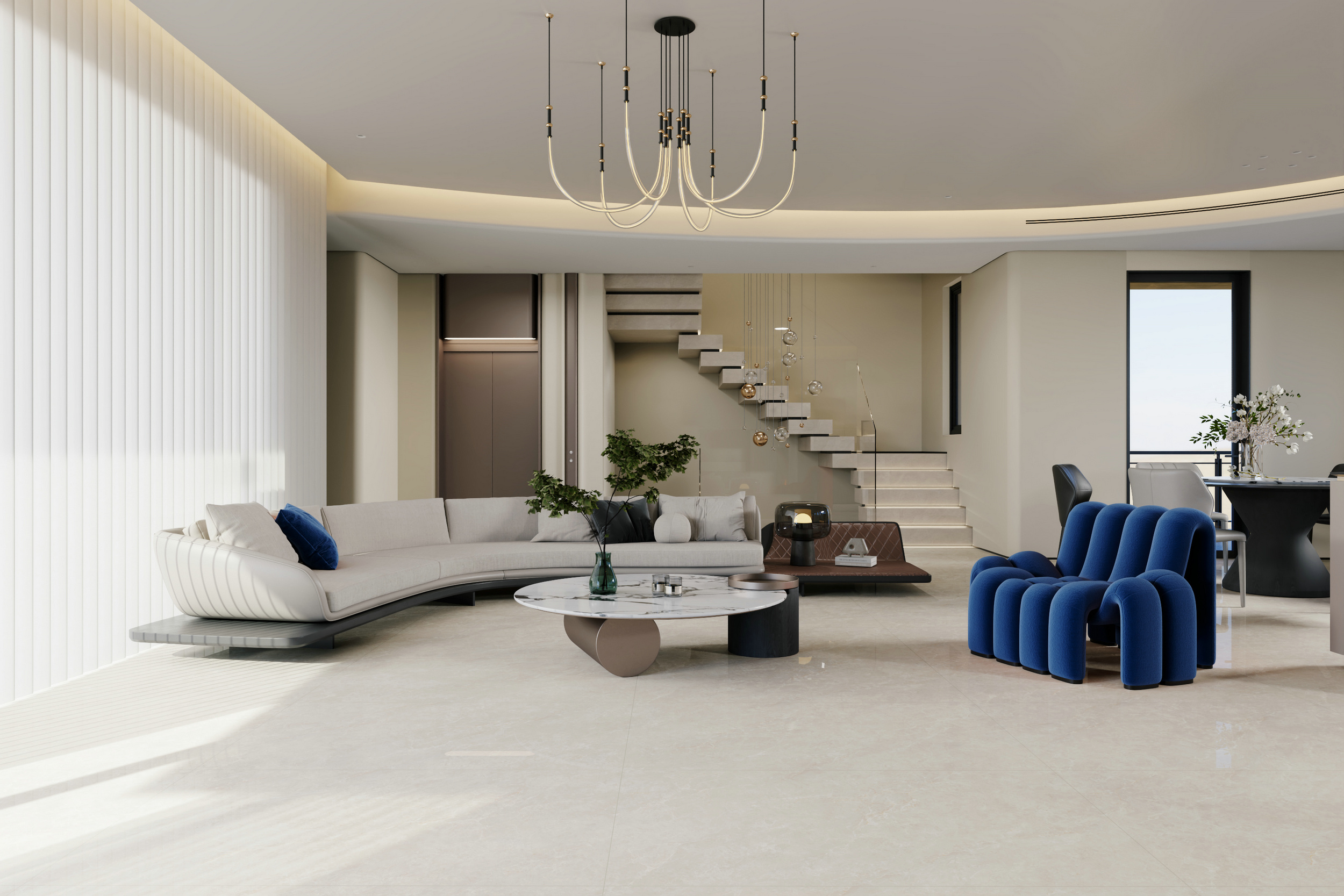 8135DL509B 世纪米黄效果图